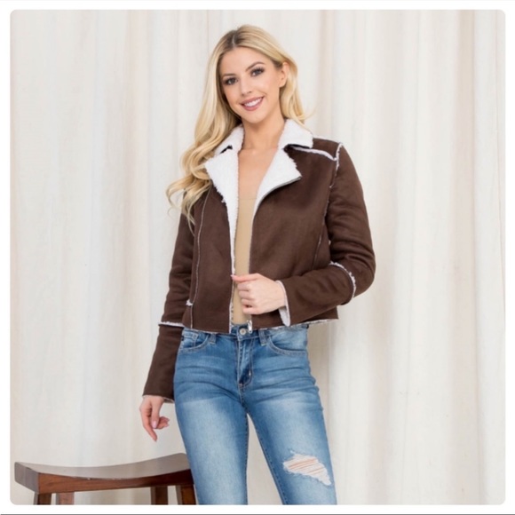 Faux Suede Jacket - Picture 4 of 6